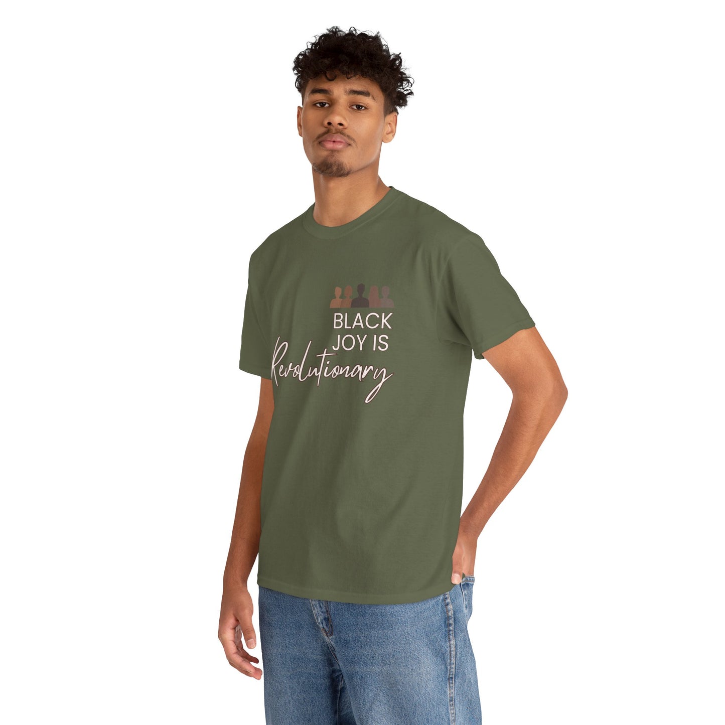 Black Joy is Revolutionary Unisex Heavy Cotton Tee