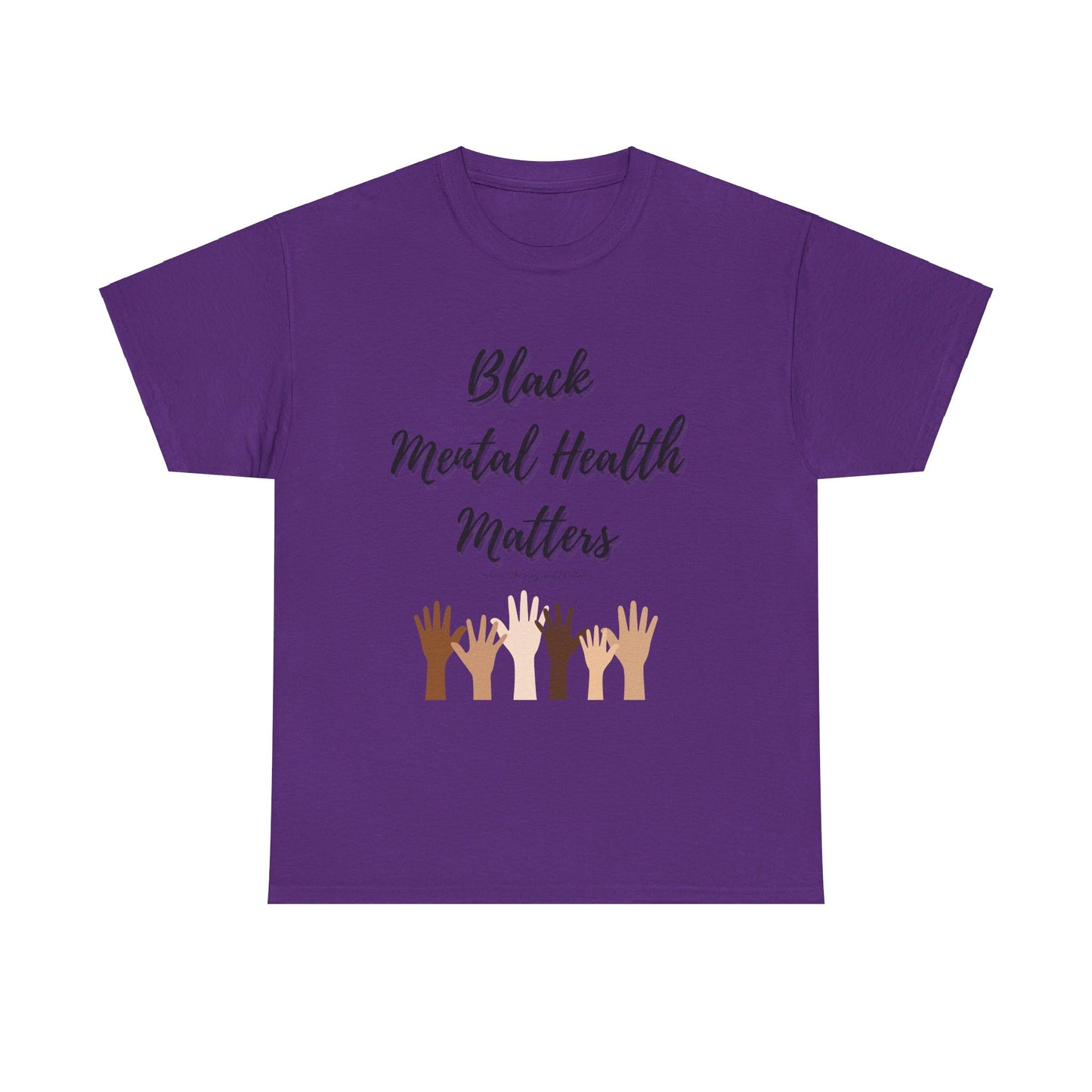 Black Mental Health Matters Unisex Heavy Cotton Tee