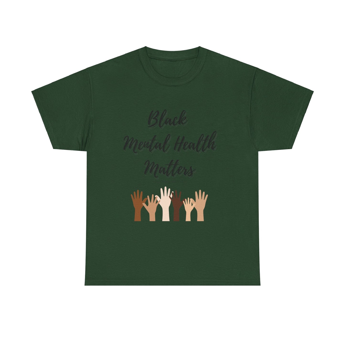 Black Mental Health Matters Unisex Heavy Cotton Tee