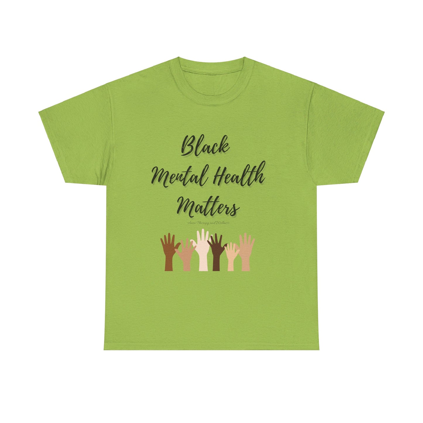 Black Mental Health Matters Unisex Heavy Cotton Tee