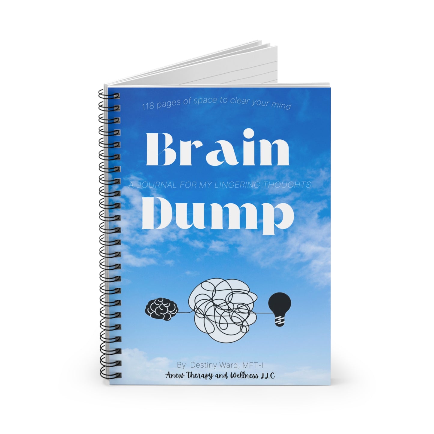 Brain Dump: A Journal For My Lingering Thoughts Soft Cover
