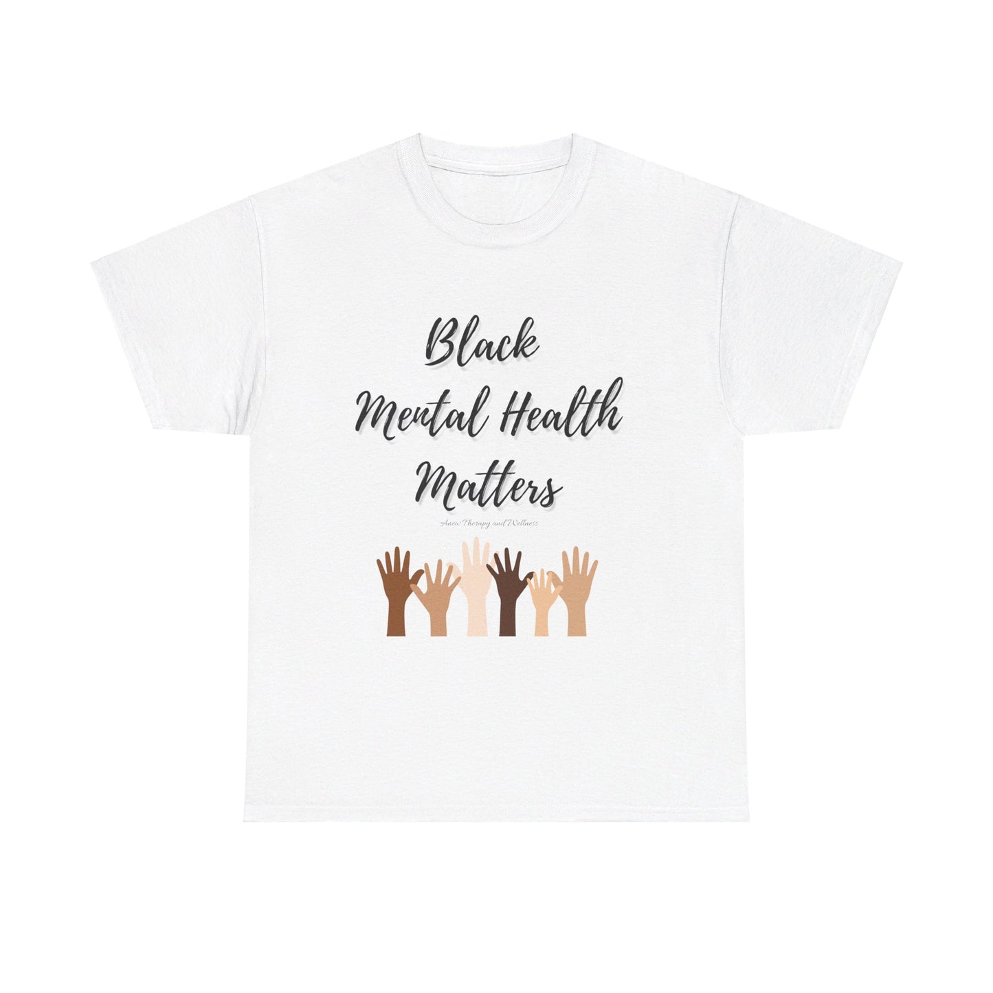 Black Mental Health Matters Unisex Heavy Cotton Tee