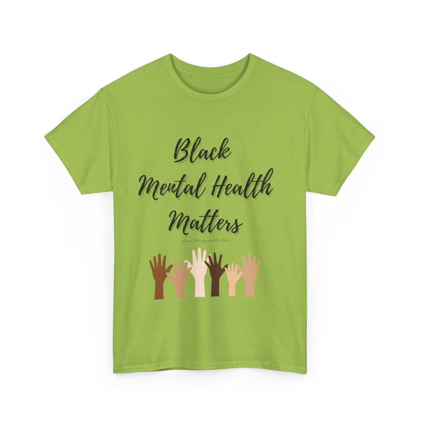 Black Mental Health Matters Unisex Heavy Cotton Tee