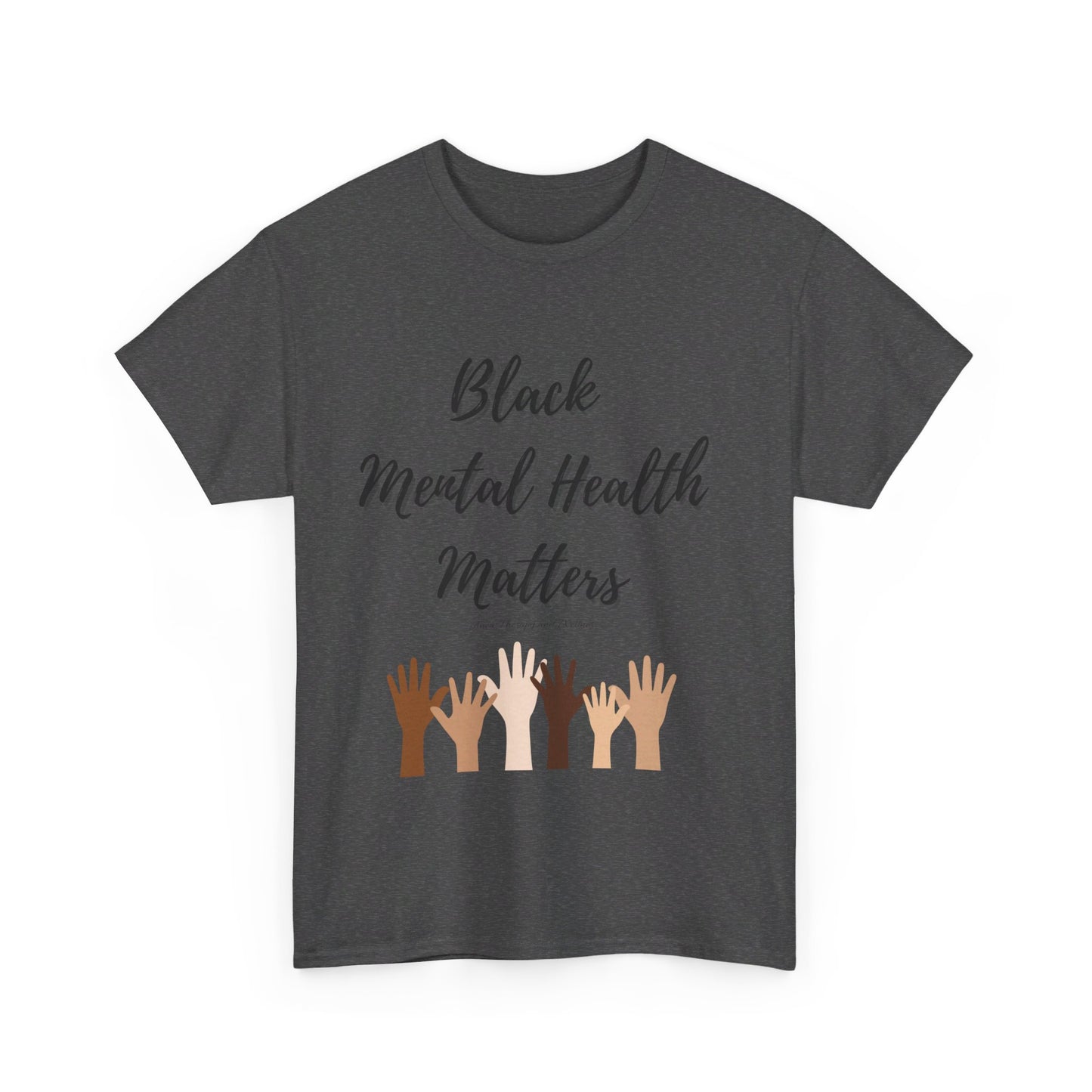 Black Mental Health Matters Unisex Heavy Cotton Tee
