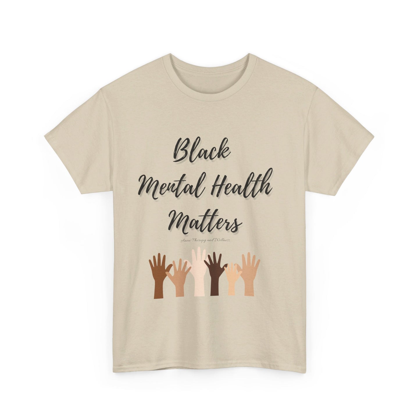 Black Mental Health Matters Unisex Heavy Cotton Tee