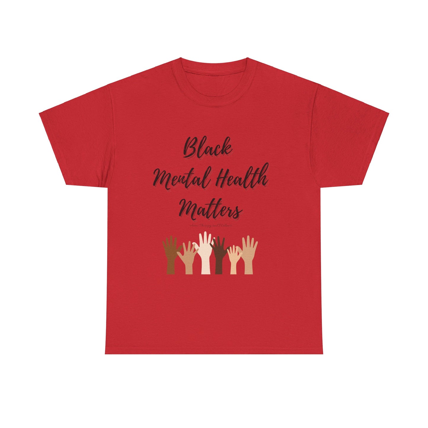 Black Mental Health Matters Unisex Heavy Cotton Tee