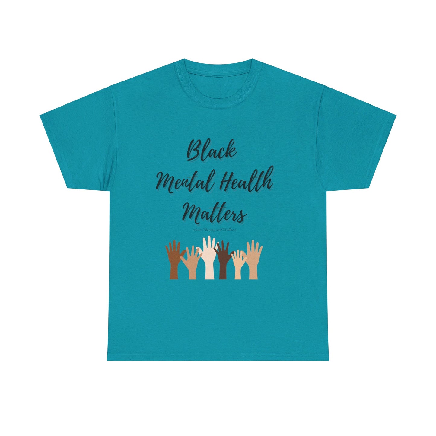 Black Mental Health Matters Unisex Heavy Cotton Tee