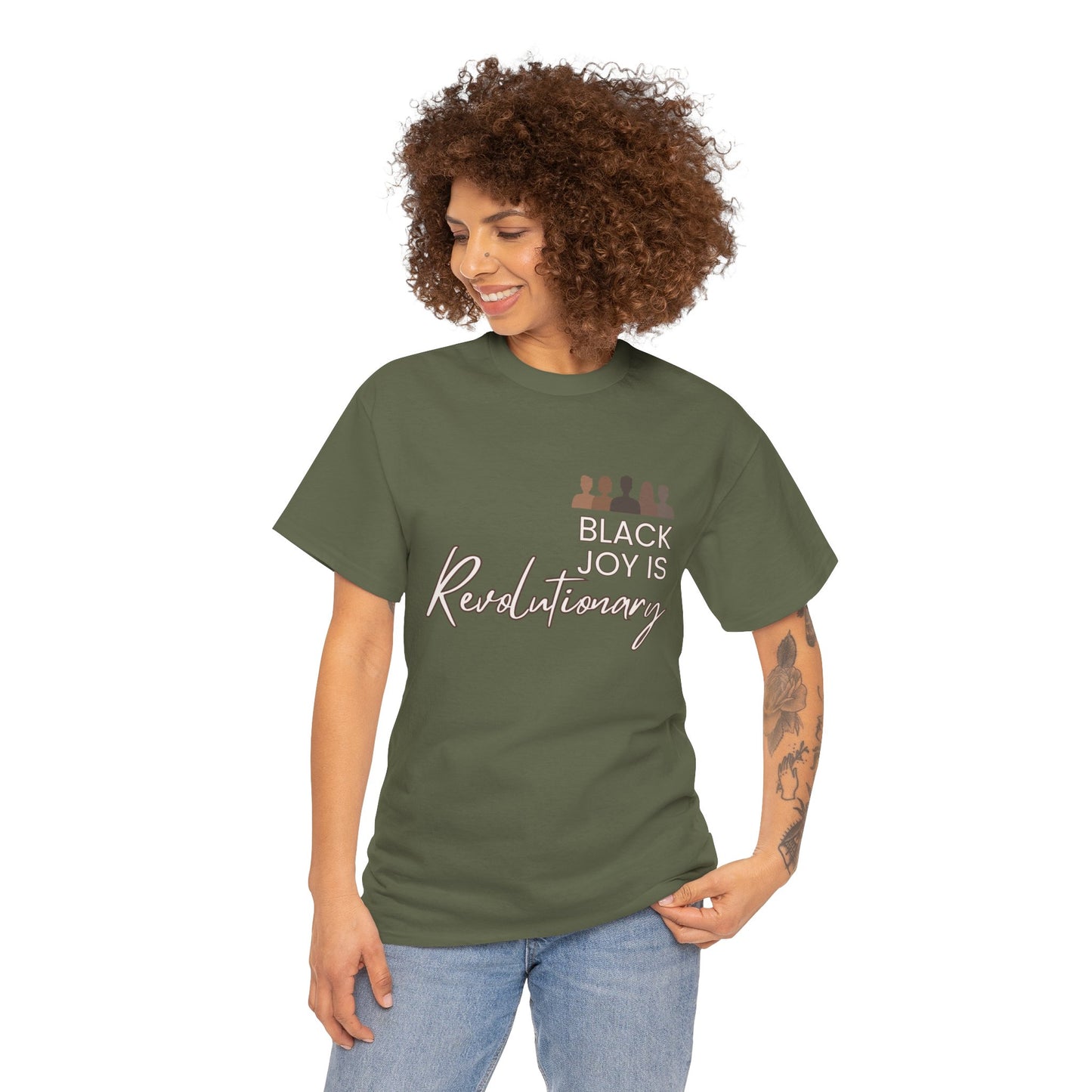 Black Joy is Revolutionary Unisex Heavy Cotton Tee
