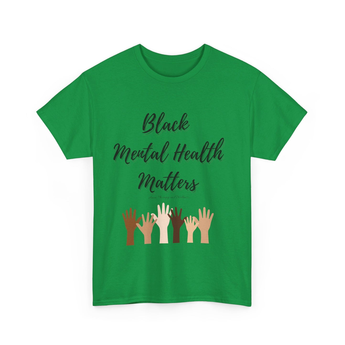 Black Mental Health Matters Unisex Heavy Cotton Tee