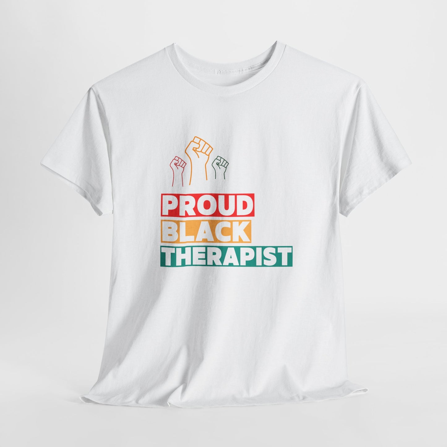Proud Black Therapist Unisex Heavy Cotton Tee