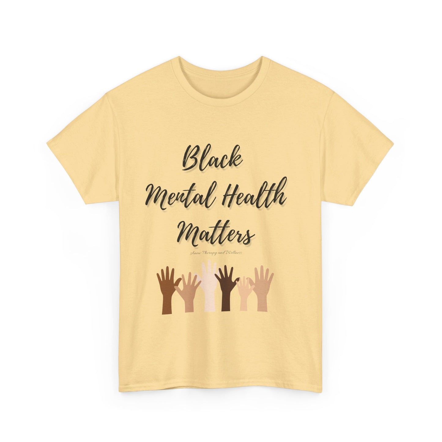 Black Mental Health Matters Unisex Heavy Cotton Tee