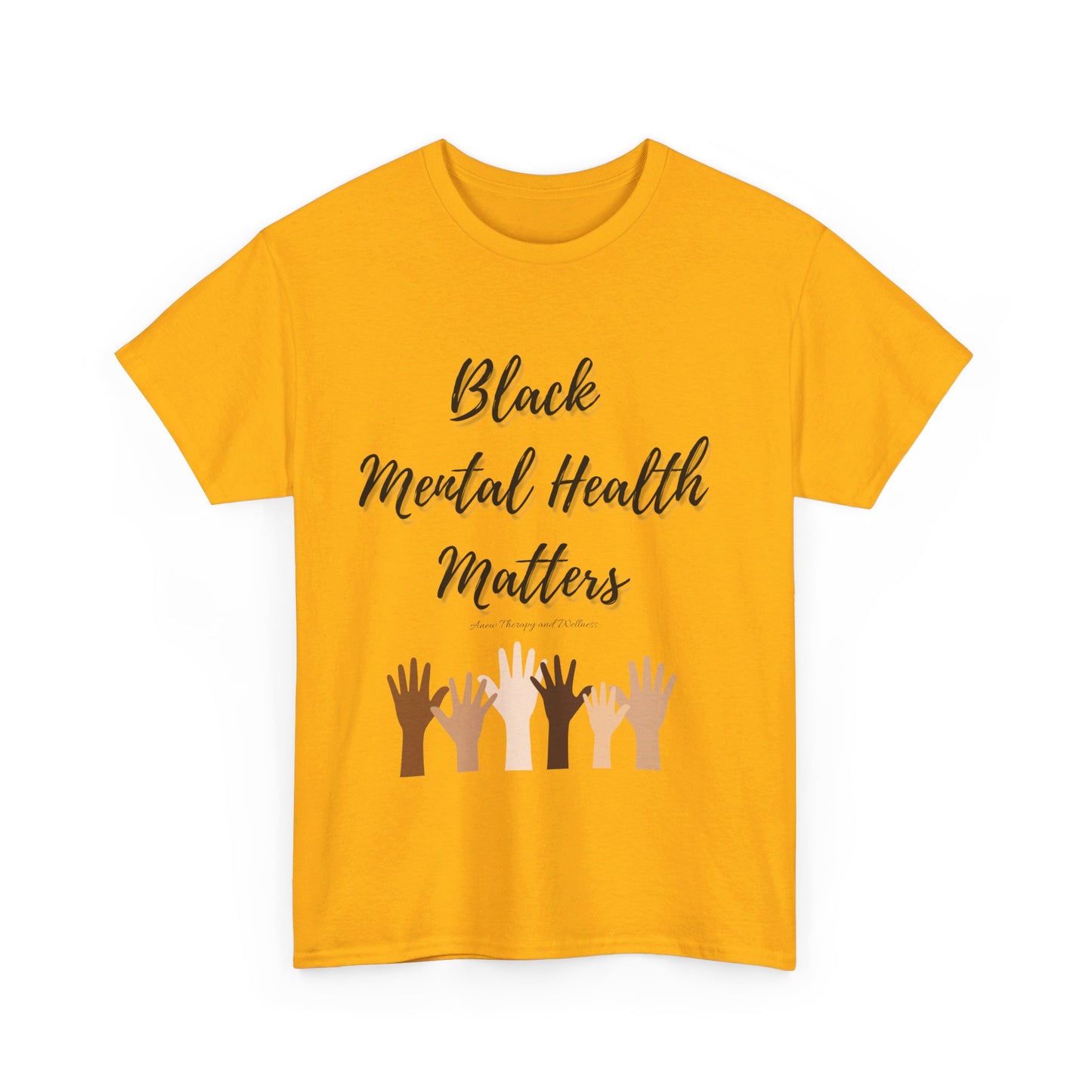 Black Mental Health Matters Unisex Heavy Cotton Tee