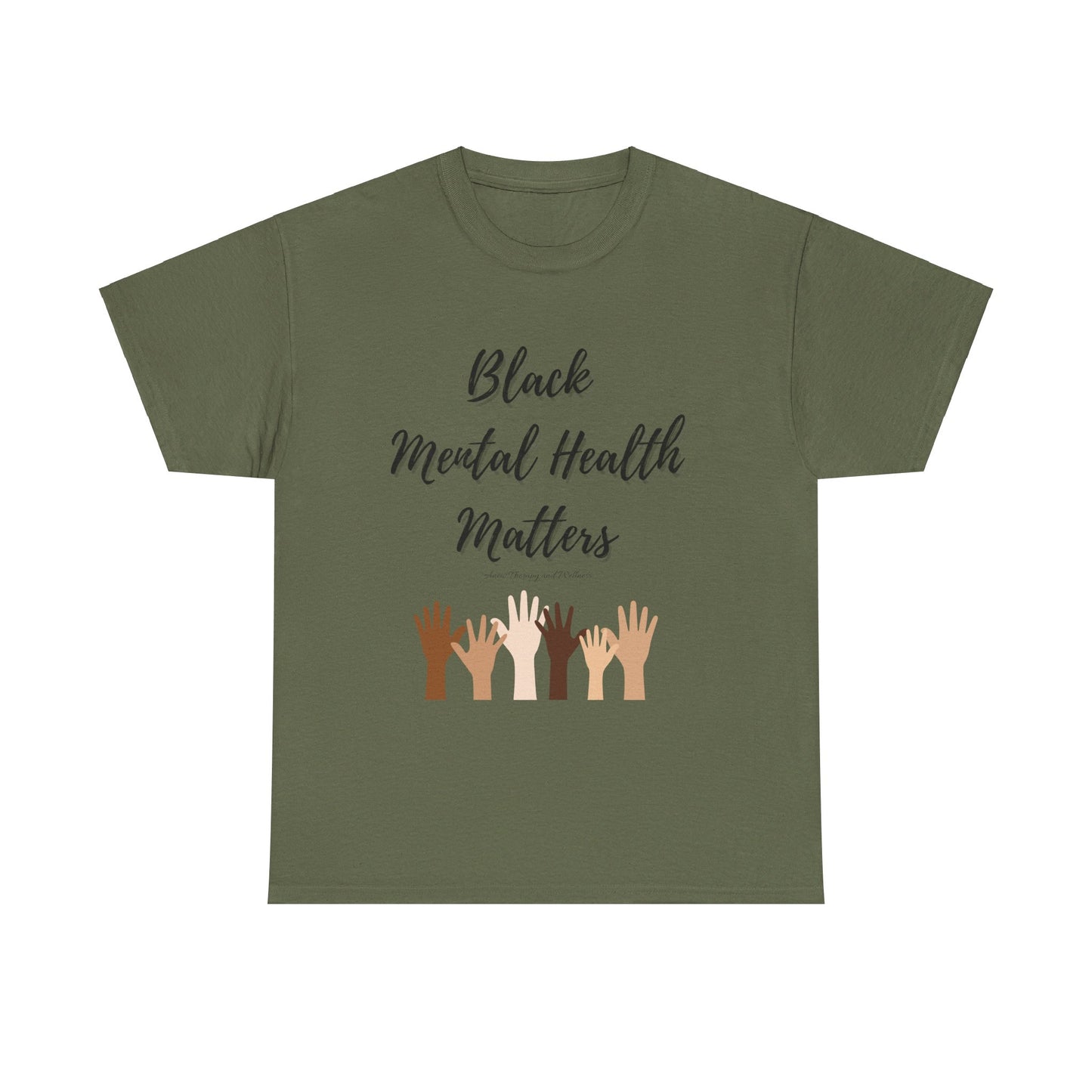 Black Mental Health Matters Unisex Heavy Cotton Tee