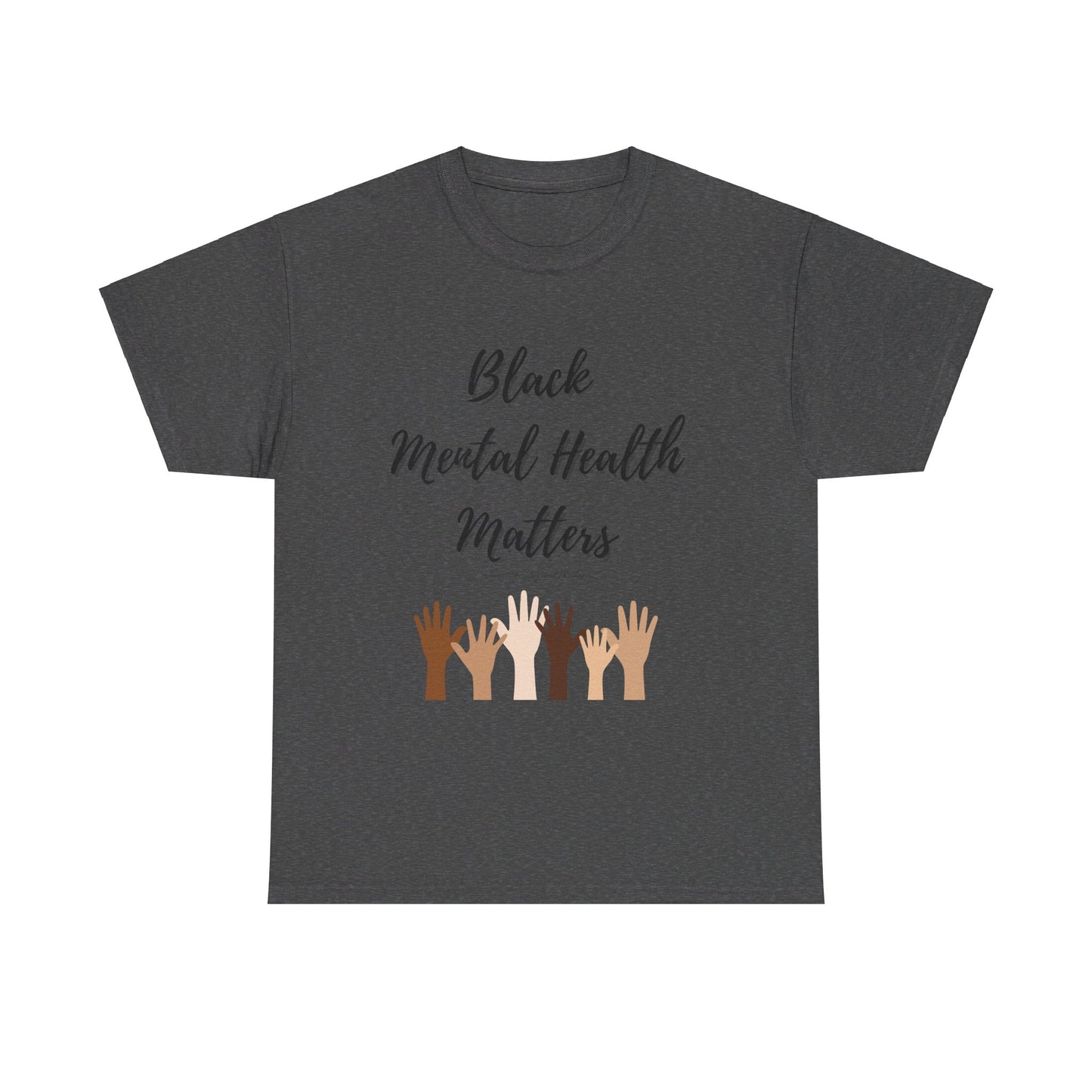 Black Mental Health Matters Unisex Heavy Cotton Tee