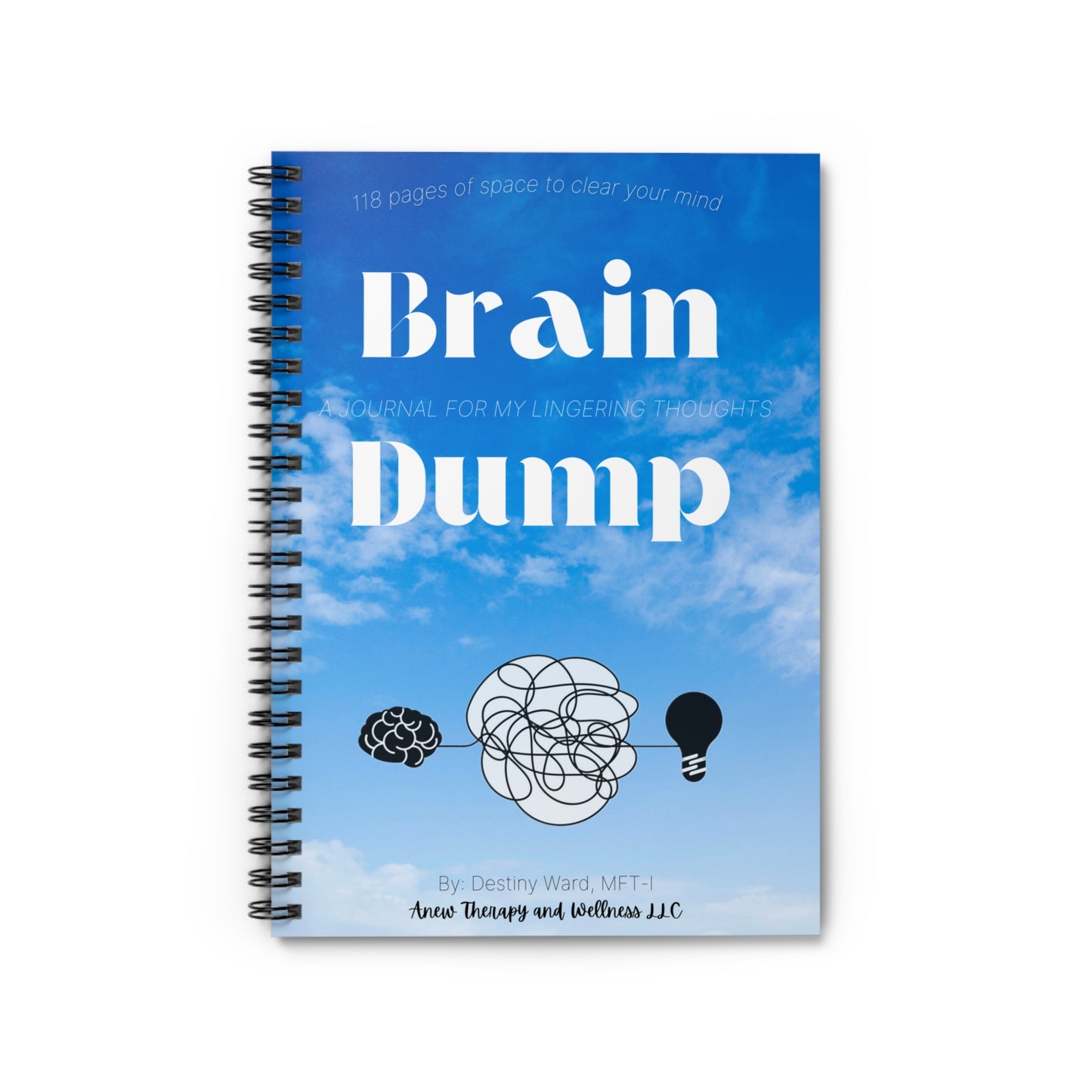 Brain Dump: A Journal For My Lingering Thoughts Soft Cover