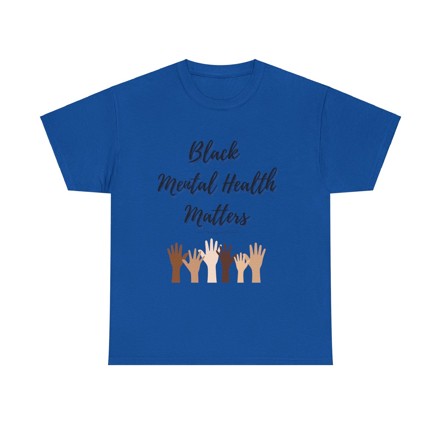 Black Mental Health Matters Unisex Heavy Cotton Tee