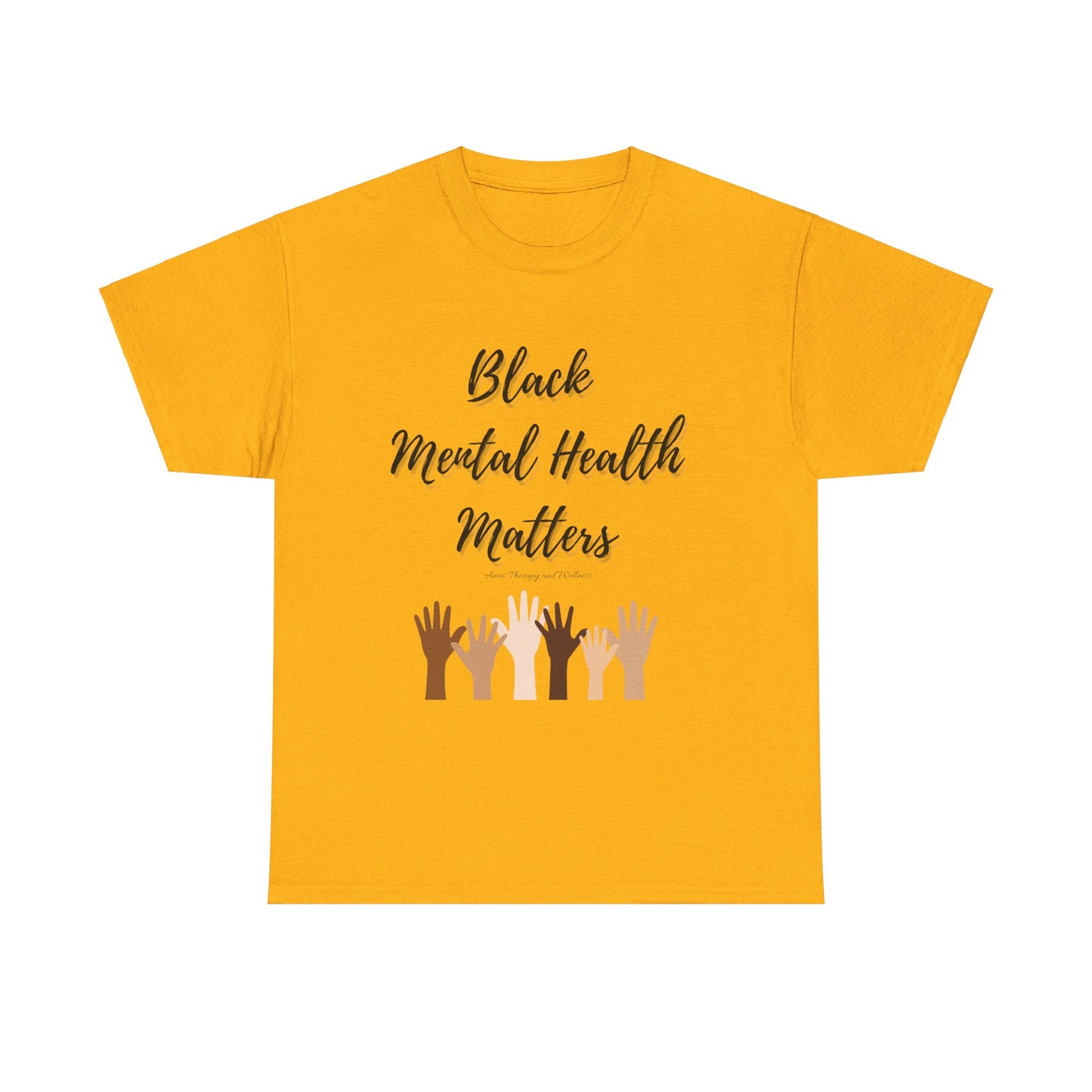 Black Mental Health Matters Unisex Heavy Cotton Tee