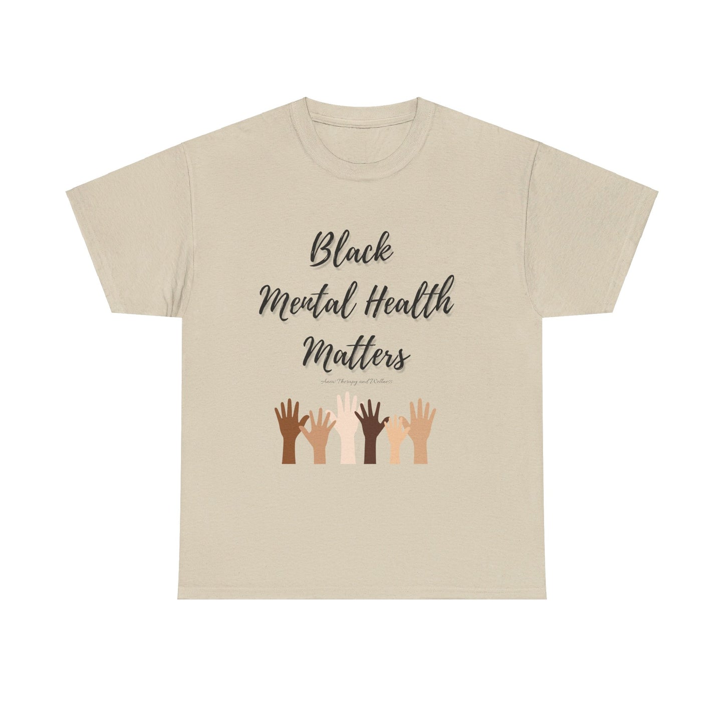 Black Mental Health Matters Unisex Heavy Cotton Tee