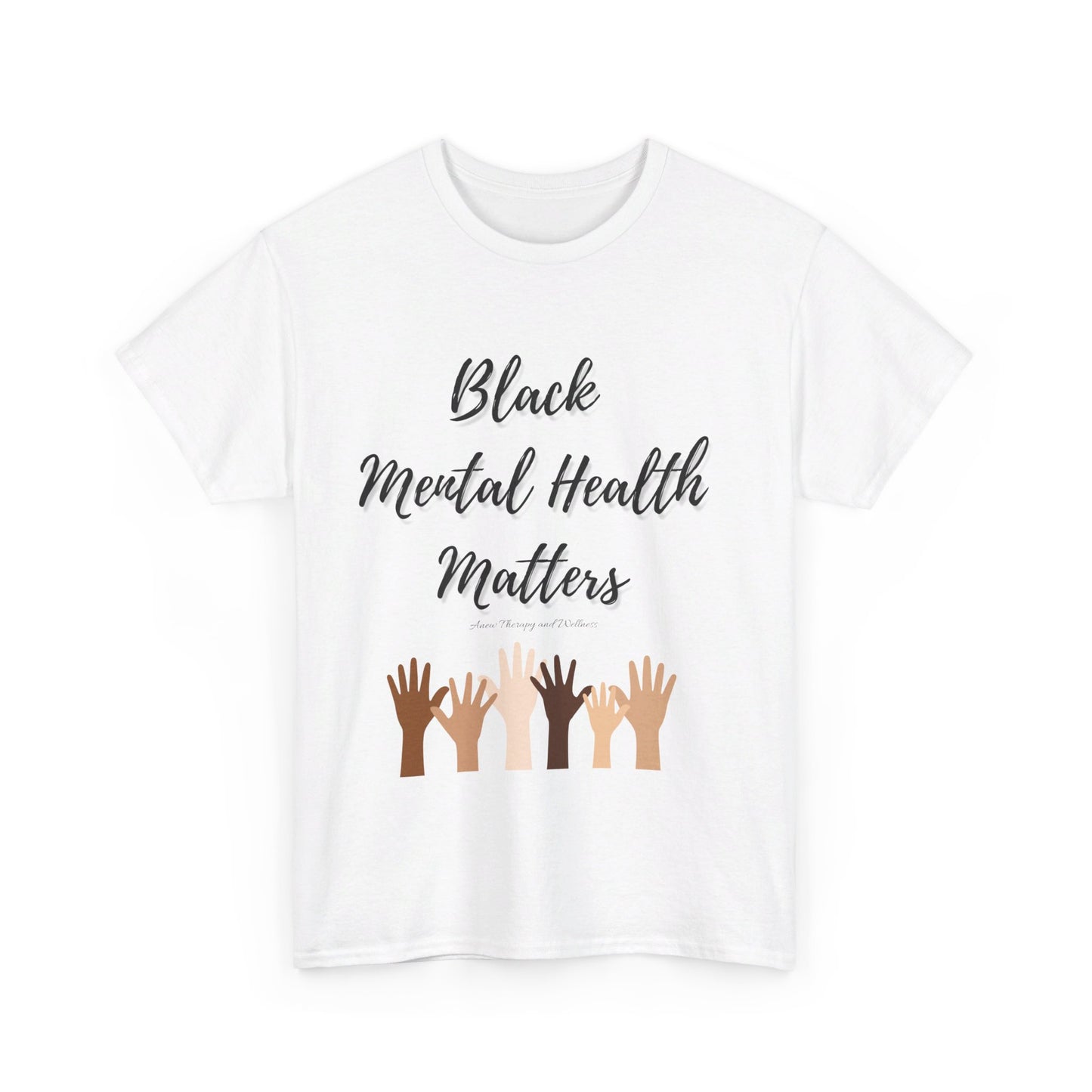 Black Mental Health Matters Unisex Heavy Cotton Tee