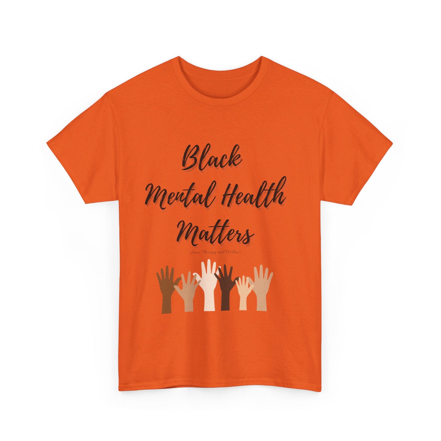Black Mental Health Matters Unisex Heavy Cotton Tee