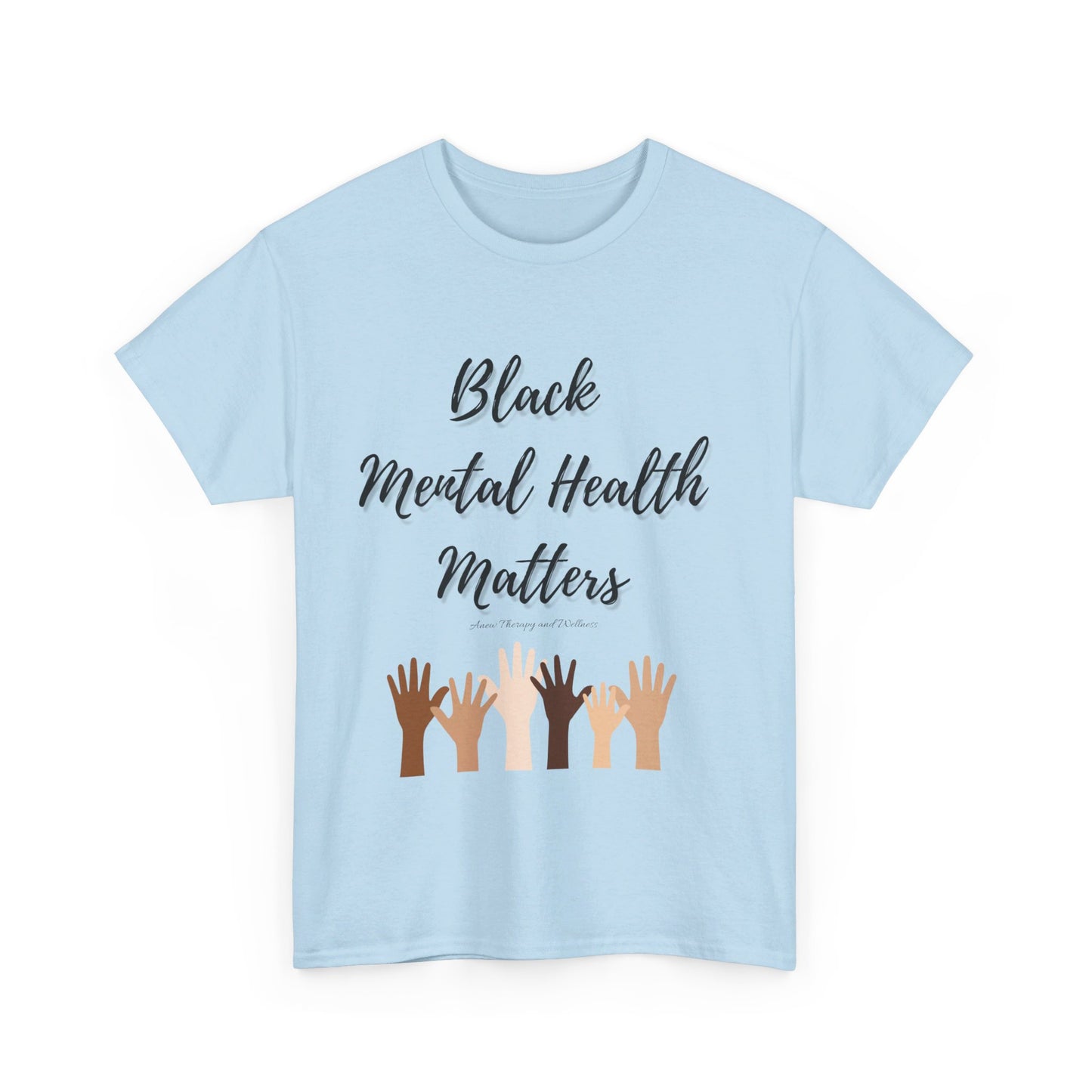 Black Mental Health Matters Unisex Heavy Cotton Tee