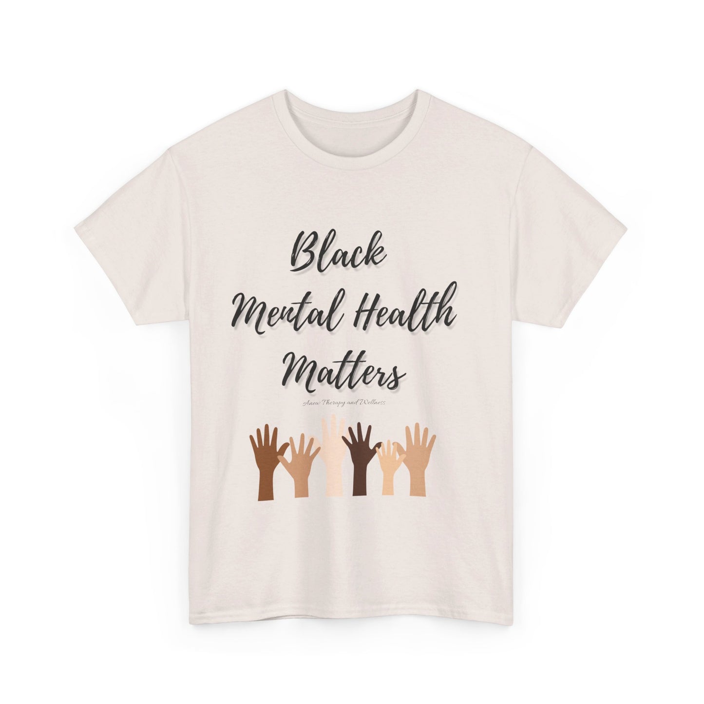 Black Mental Health Matters Unisex Heavy Cotton Tee