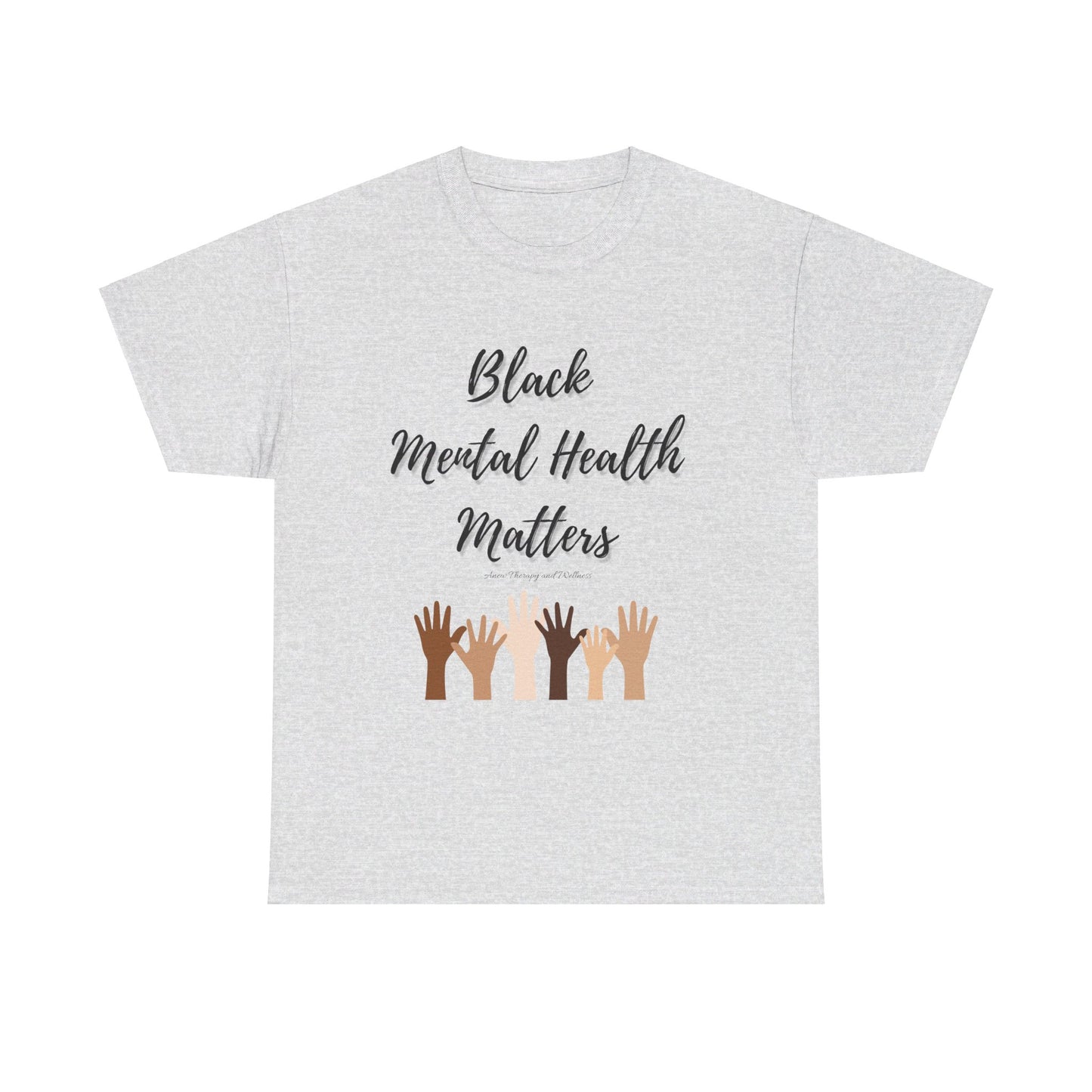 Black Mental Health Matters Unisex Heavy Cotton Tee