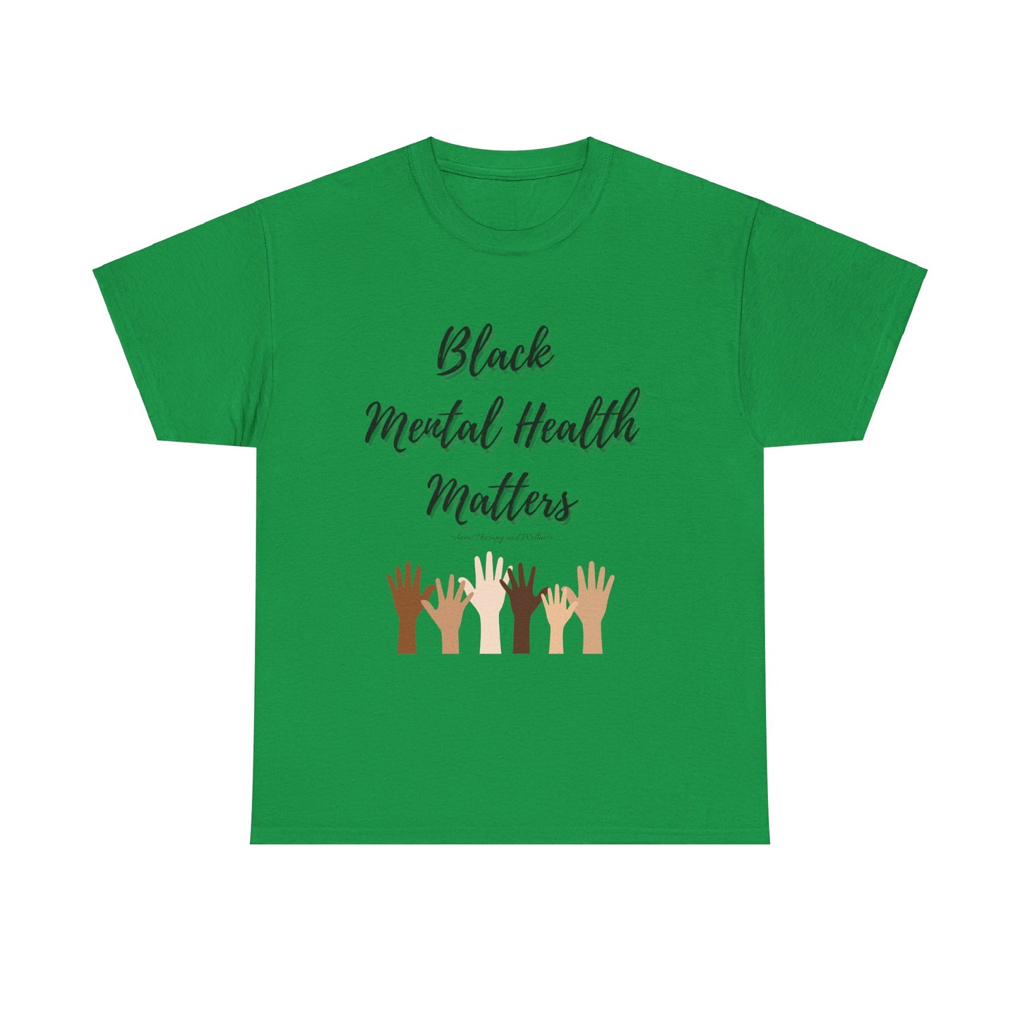 Black Mental Health Matters Unisex Heavy Cotton Tee