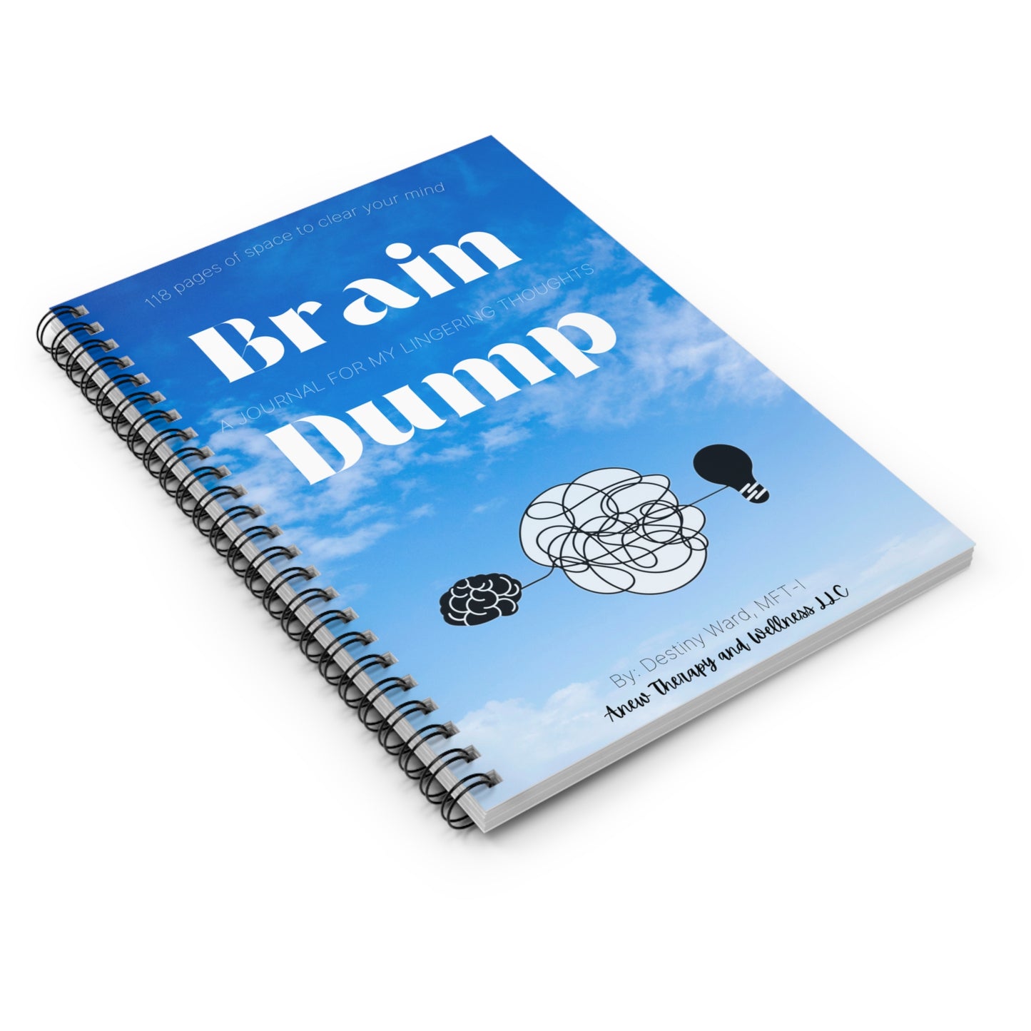 Brain Dump: A Journal For My Lingering Thoughts Soft Cover