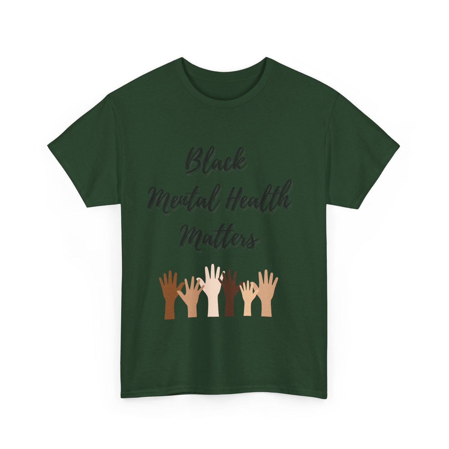 Black Mental Health Matters Unisex Heavy Cotton Tee
