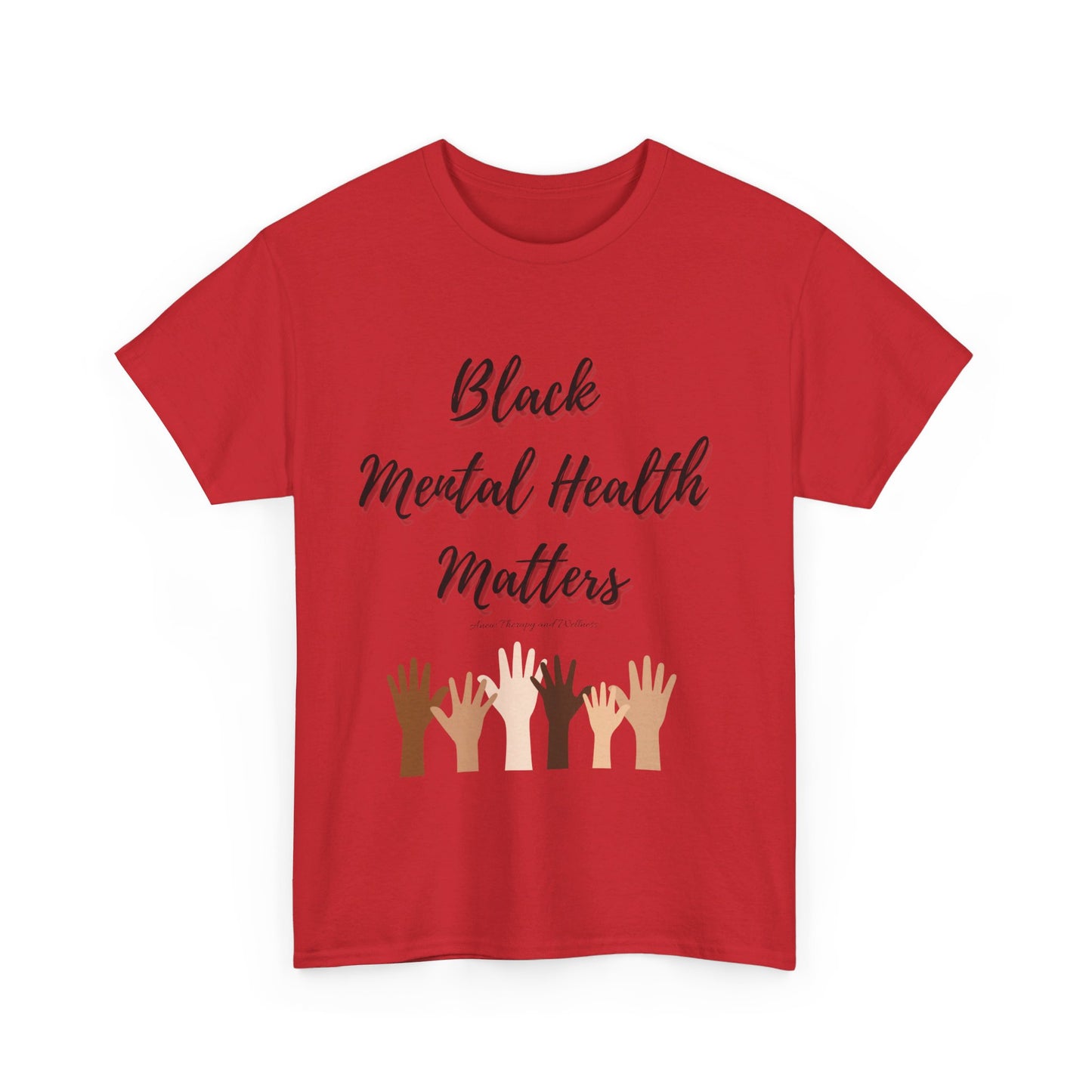 Black Mental Health Matters Unisex Heavy Cotton Tee