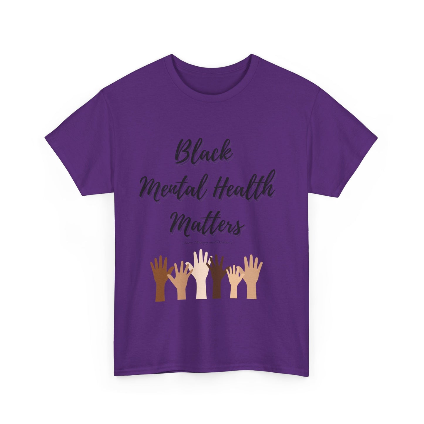Black Mental Health Matters Unisex Heavy Cotton Tee