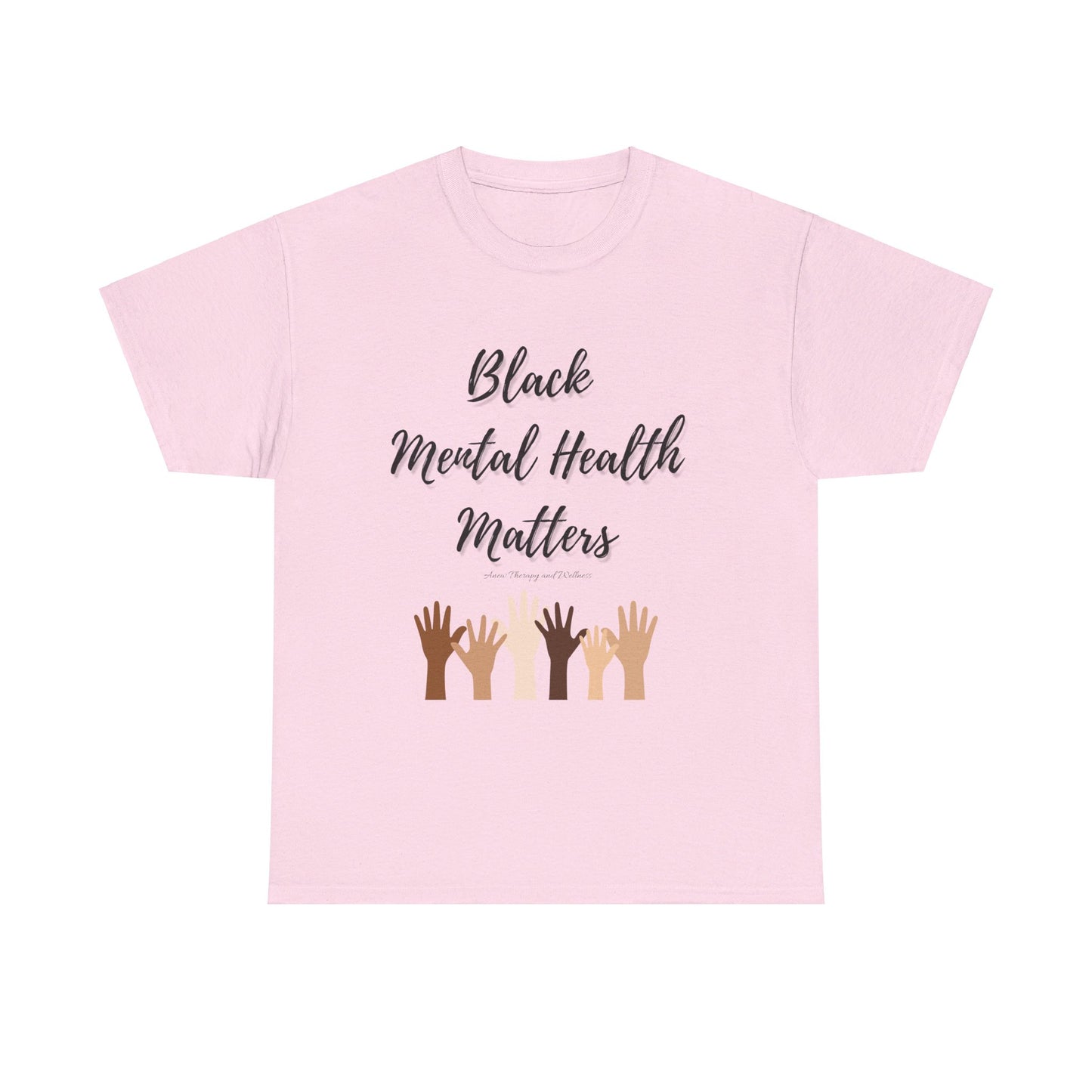 Black Mental Health Matters Unisex Heavy Cotton Tee