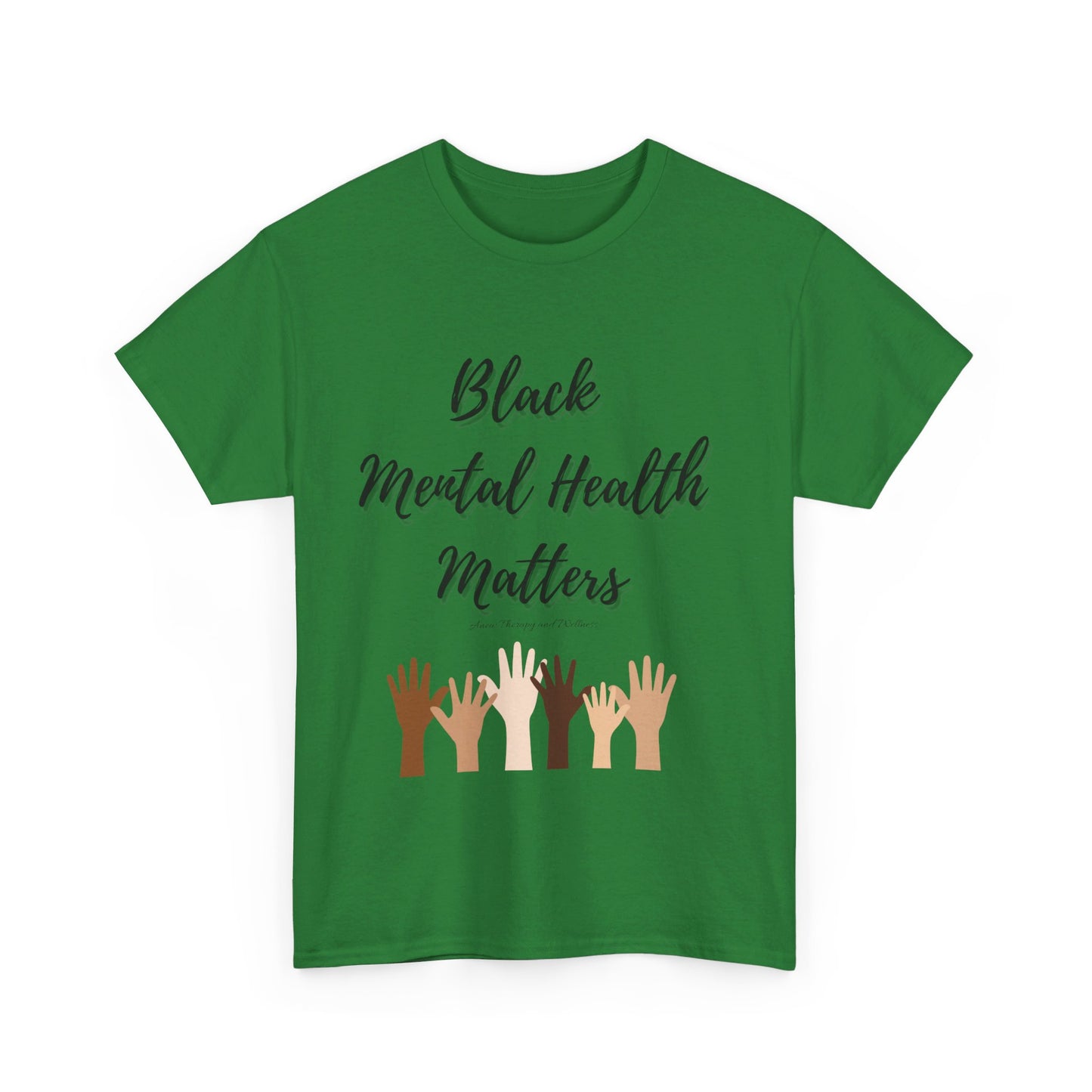 Black Mental Health Matters Unisex Heavy Cotton Tee