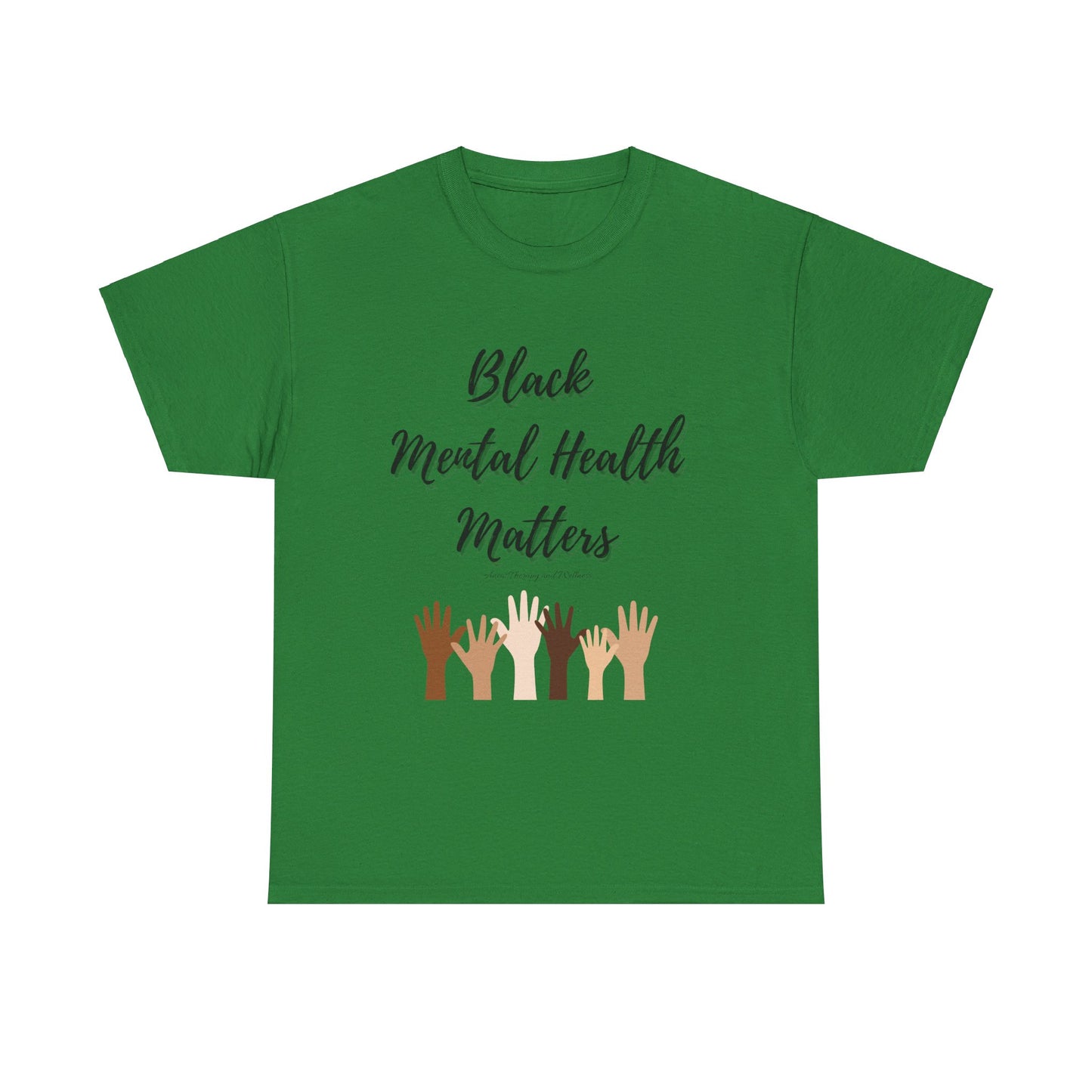 Black Mental Health Matters Unisex Heavy Cotton Tee
