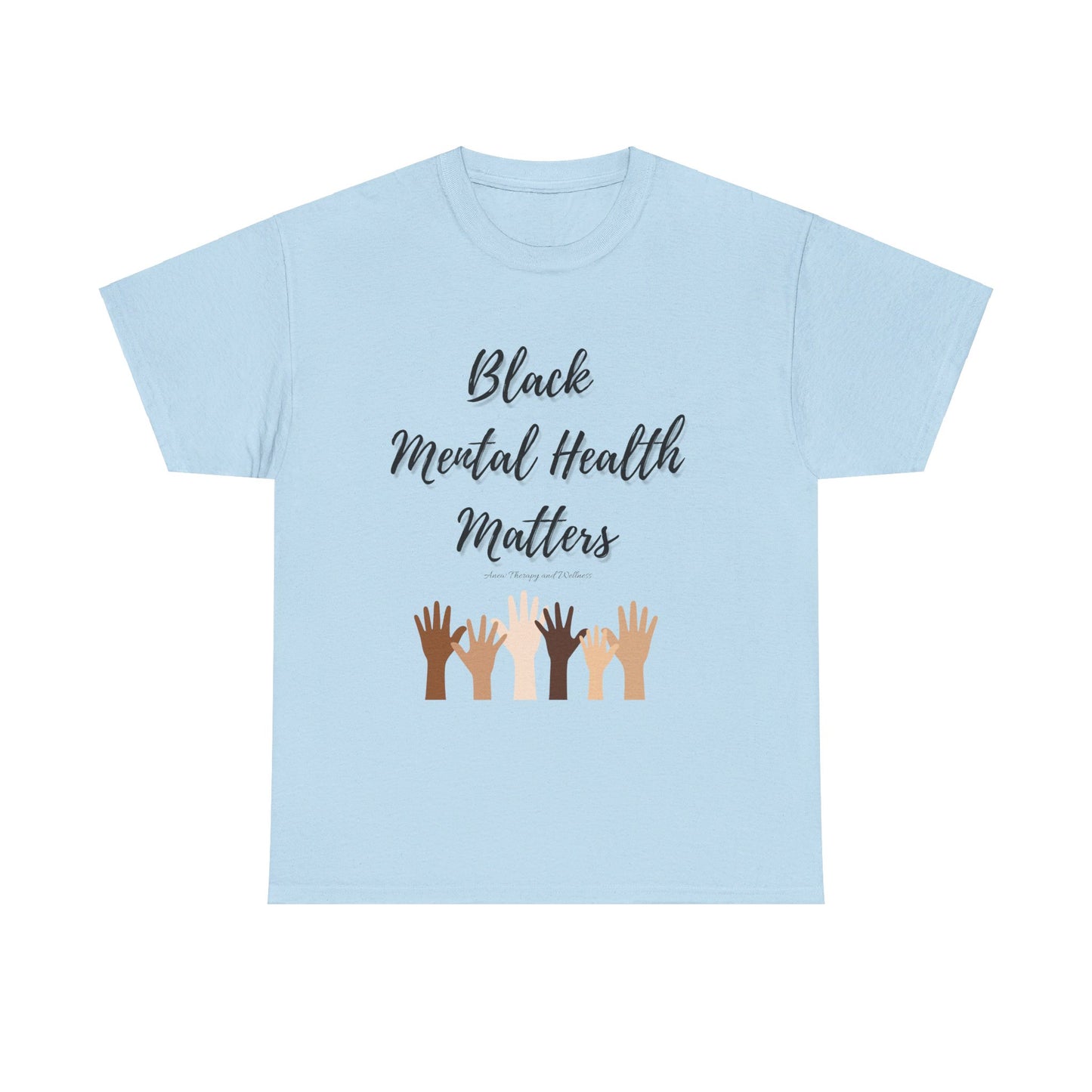 Black Mental Health Matters Unisex Heavy Cotton Tee
