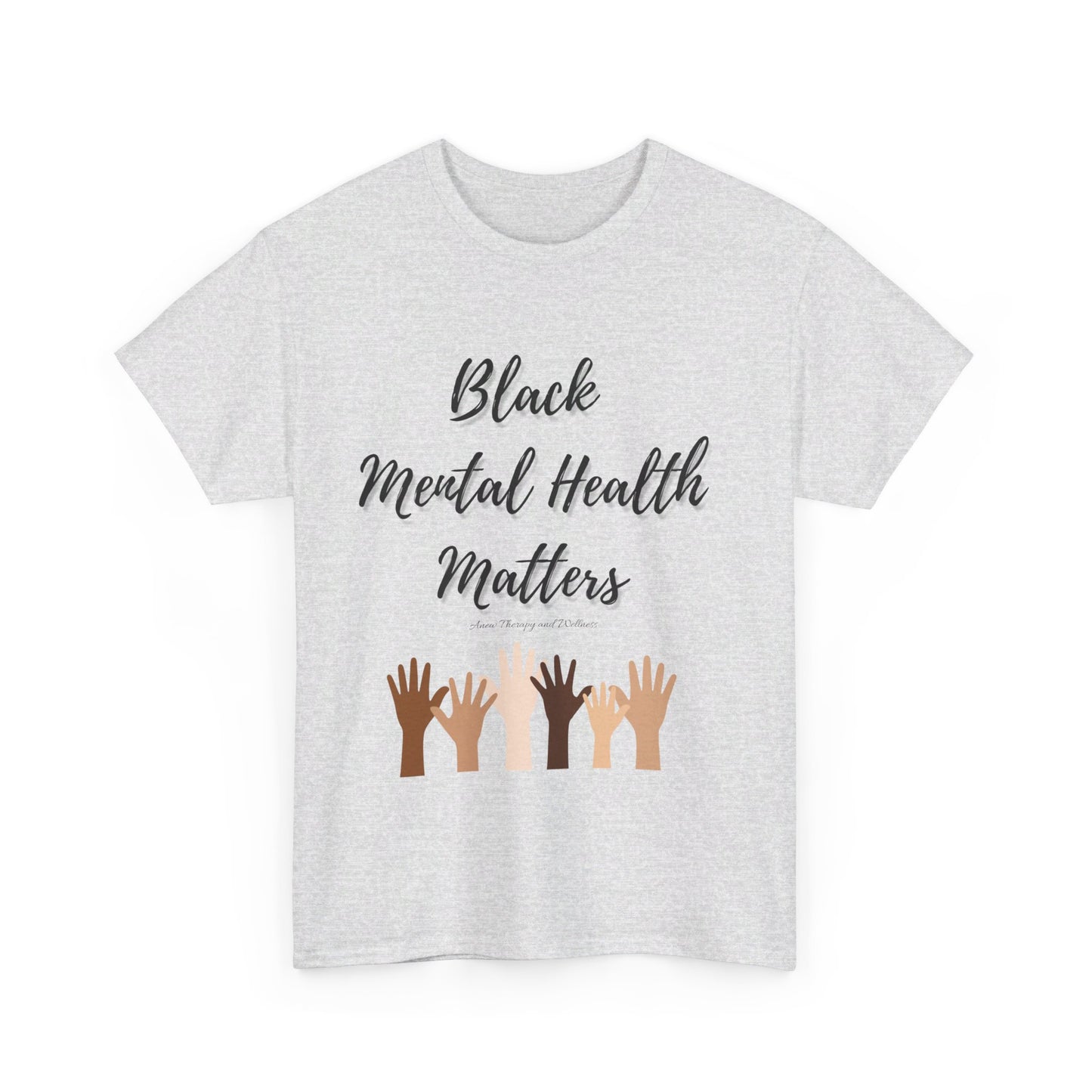 Black Mental Health Matters Unisex Heavy Cotton Tee
