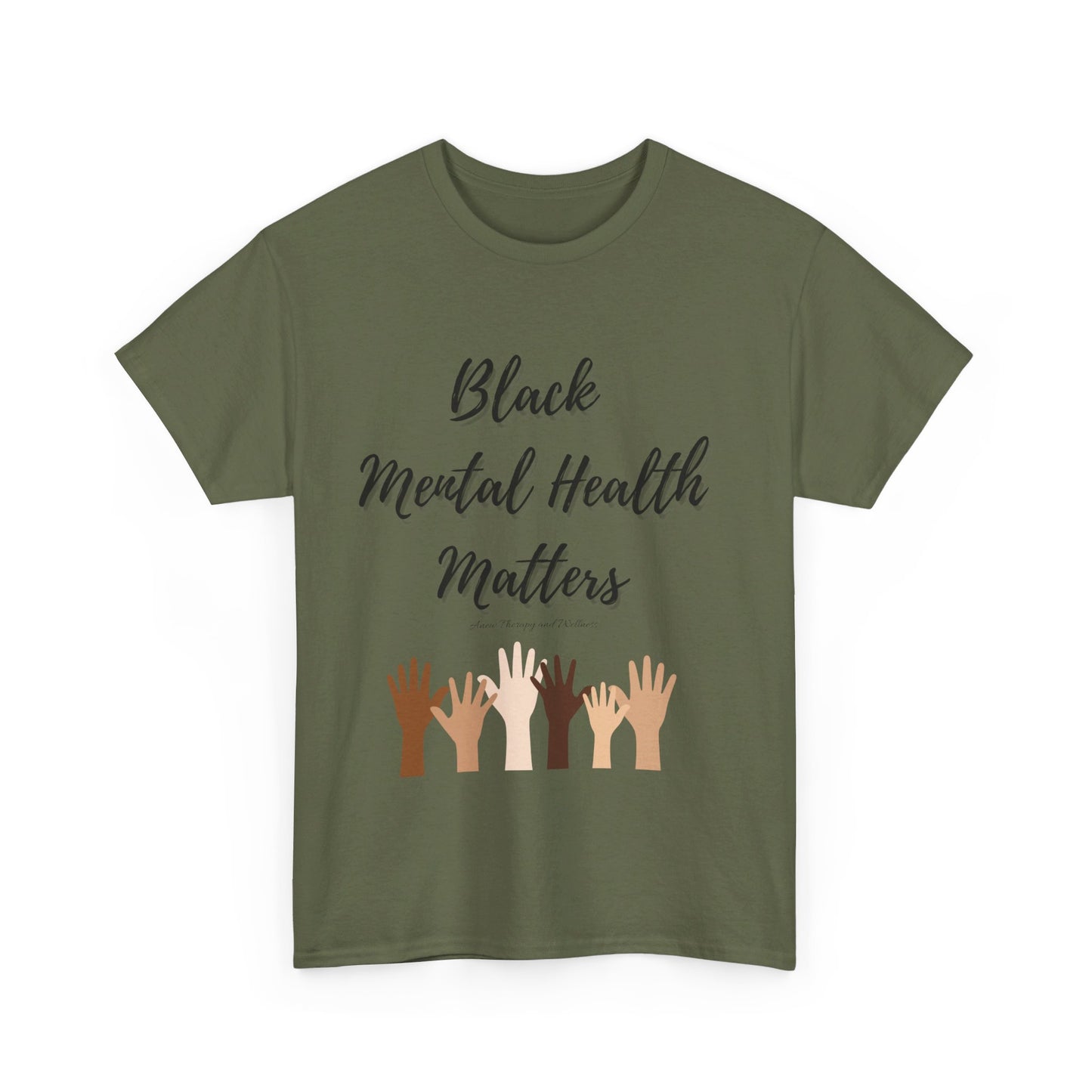 Black Mental Health Matters Unisex Heavy Cotton Tee